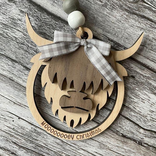 Highland Cow Ornament