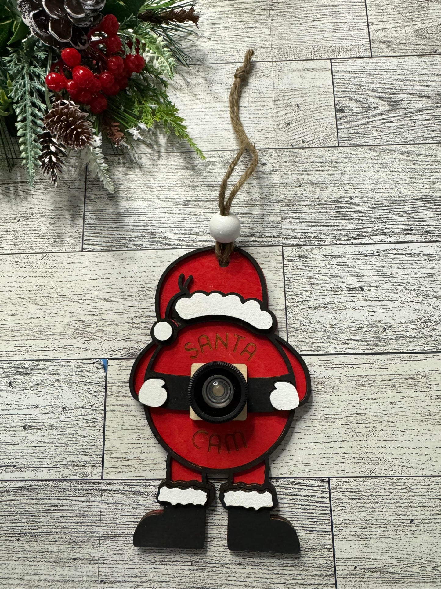 Santa Cam Ornament