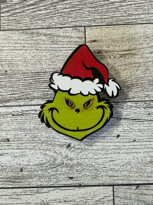 Grinch Face Vent Clip