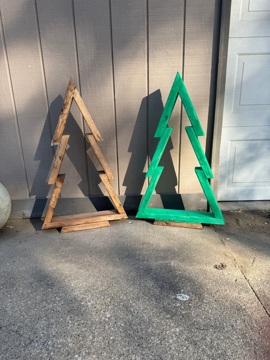 Wood Christmas Trees